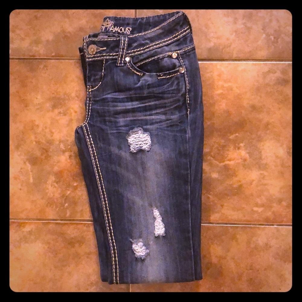 Almost famous boot cut jeans.